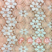新款高档高弹蕾丝服装面料