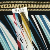 针织面料双边定位花高质南韩丝冰丝波比单色印花面料工厂特价直批