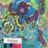 【专业厂家】供应冰丝118D时尚双边定位花弹力印花针织牛奶丝布料