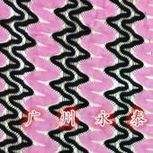 粉黑两色波浪纹2015年新款针织纬编锦氨蕾丝女装裙装内衣礼服面料