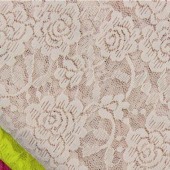 现货供应高档时尚女装锦氨纶蕾丝面料 6812