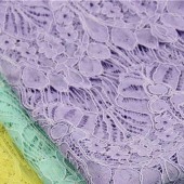 现货供应高档时尚女装锦氨纶蕾丝面料 6814