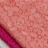 现货供应高档时尚女装锦氨纶蕾丝面料 6834