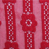 现货供应高档时尚女装锦氨纶蕾丝面料 6843