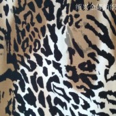 人棉弹力豹纹印花汗布30S 220GSM 150CM 轻薄透气布