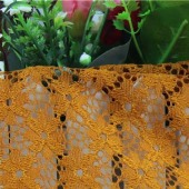 现货供应高档时尚女装锦氨纶蕾丝面料 6852