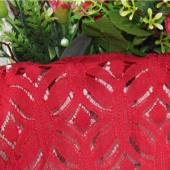 现货供应高档时尚女装锦氨纶蕾丝面料 6857