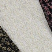 现货供应高档时尚女装锦氨纶蕾丝面料 6876