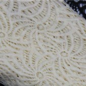 现货供应高档时尚女装锦氨纶蕾丝面料 6890