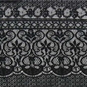 现货供应高档时尚女装锦氨纶蕾丝面料 6891