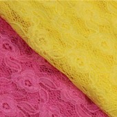 现货供应高档时尚女装锦氨纶蕾丝面料 6910