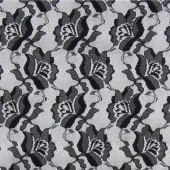 现货供应高档时尚女装锦氨纶蕾丝面料 6932