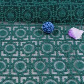 高档玻璃纱刺绣绣布,平绣满幅面料,欧根纱蕾丝绣花