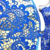 水溶刺绣面料 牛奶丝彩色面料 精致特色 DIY立体镂空绣花