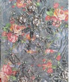 130CM全涤50D网布手工钉珠 网布串珠 婚纱礼服晚礼服面料