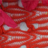 现货供应时尚女装针织提花面料 涤纶网眼布 913#