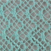 现货供应时尚女装针织提花面料 涤纶网眼布 2011#