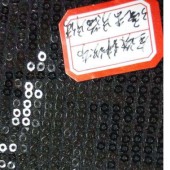 全涤针织布绣花 3mm亮片绣时装面料