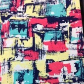 人造棉梭织印花染色布 蝴蝶系列 4132 2色