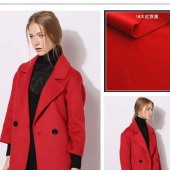 高端出口羊绒面料布料双面单色羊绒面料双面羊绒大衣面料50色