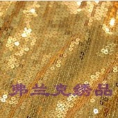 3MM满片亮片绣花布 绣花面料