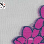色织大提花面料花朵F05589