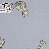 梭织大提花面料动物F05607
