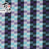 时尚连衣裙格子提花面料F05503