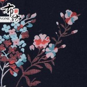 时尚花朵提花面料F05599