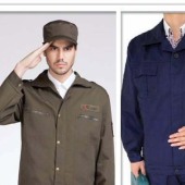工作服sx素色高密斜纹全棉面料