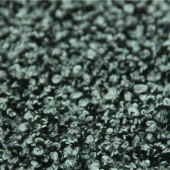 75%T 25%PP混纺针织色织粗针灰黑毛呢现货面料