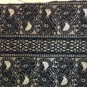 锦棉腰果花蕾丝女装连衣裙面料