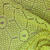 2015年新款全锦菱形方格女装蕾丝品牌高档面料