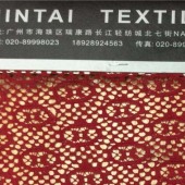 锦棉铜钱形状女装服饰针织蕾丝面料