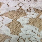 锦棉氨经典黑白花型女装服饰针织蕾丝面料