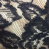 锦棉经典黑白花型女装服饰针织蕾丝面料