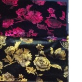 韩国绒 彩色压花