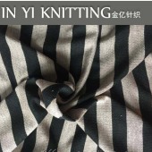 TR纬编粗针 黑白色织粗针服装面料