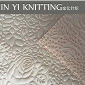 空气层3d凹凸压花 单丝太空棉压花