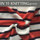 TR彩条罗马楼梯布 弹力色织针织服装用布
