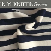 TR彩条黑白条罗马布 弹力色织针织服装用布