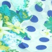 2015新款70%棉30%涤纶针织 烂花 时尚女装印花用布