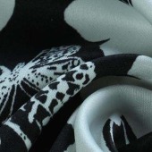 新款订制50DX50D全涤梭织面料 缎纹雪纺 服装用布
