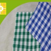 现货供应 60s 全棉 朝阳格 衬衫面料 梭织面料