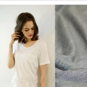 现货批发弹力棉类面料 经编服装针织布 莫代尔t恤背心连衣裙面料