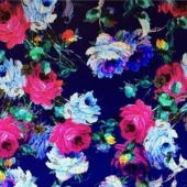 2016年时尚dp爆款工厂直销批发连衣裙数码印花面料
