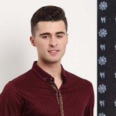 新款纬编胶印印花针织人棉弹力布 畅销衬衫T恤家居服面料