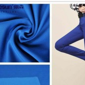 厂家直销现货舒适休闲裤 打底裤面料WL666针织罗马布面料60S