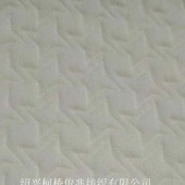 全涤弹力针织提花布 几何图形五角星提花布 女装时尚外套