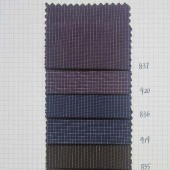 现货50支 140*90 全棉液氨色织格子布 秋季高档衬衫面料